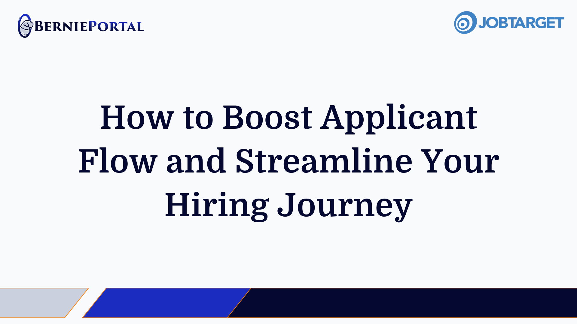 Boost Applicant Flow