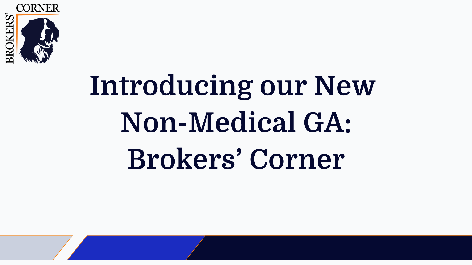 Introducing Brokers' Corner
