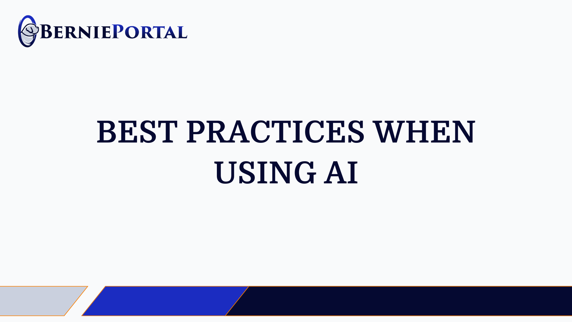 Best Practices When Using AI