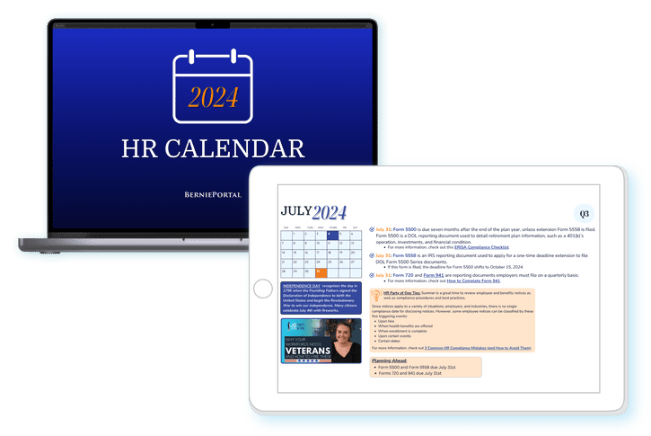 HR Calendar