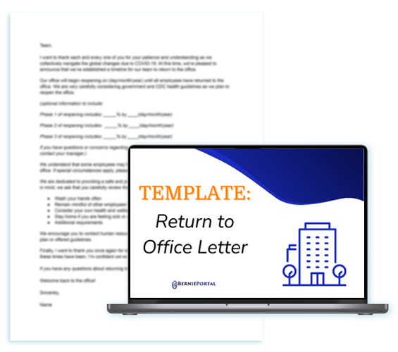 Return to office letter